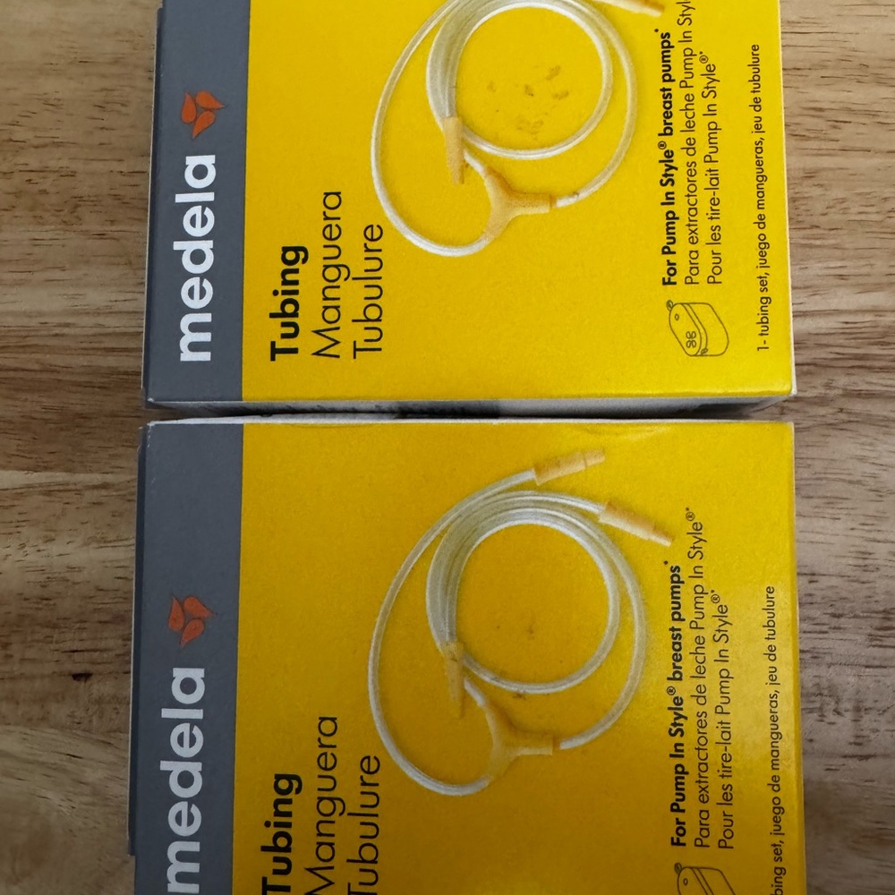 Medela Pmp in Style Tubing Set in Yellow and White